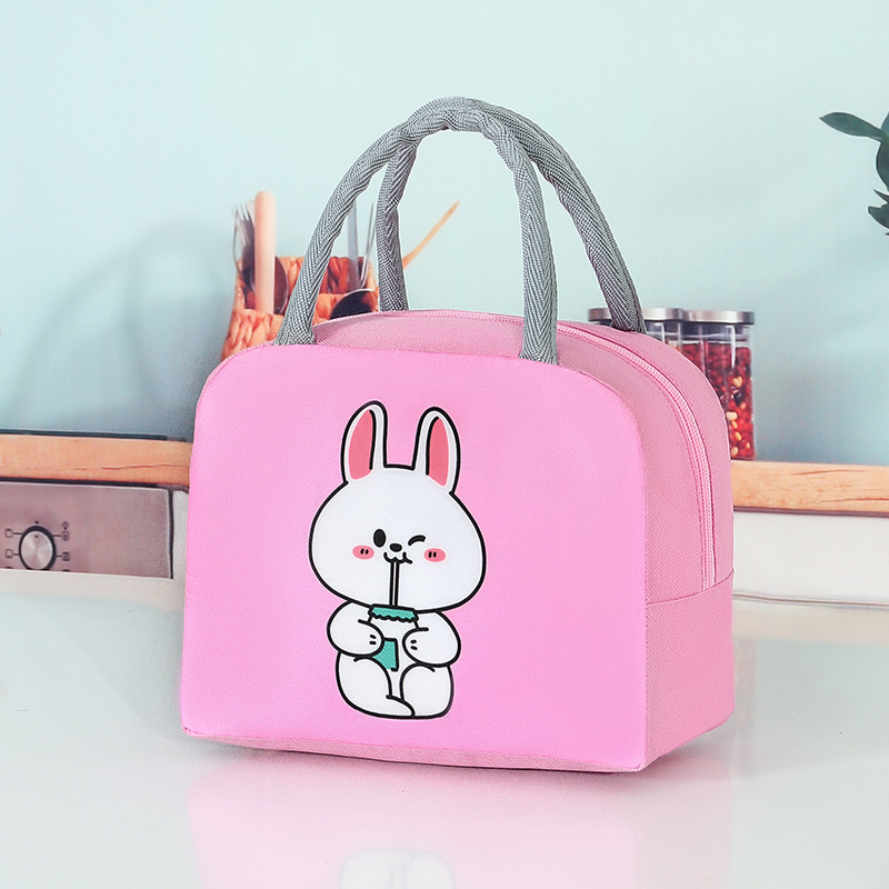 New Cartoon Lunch Bag Factory Insulation Rice Bag Cute Japanese Lunch Bag Lunch Box Handheld Lunch Box Bag Wholesale Bag