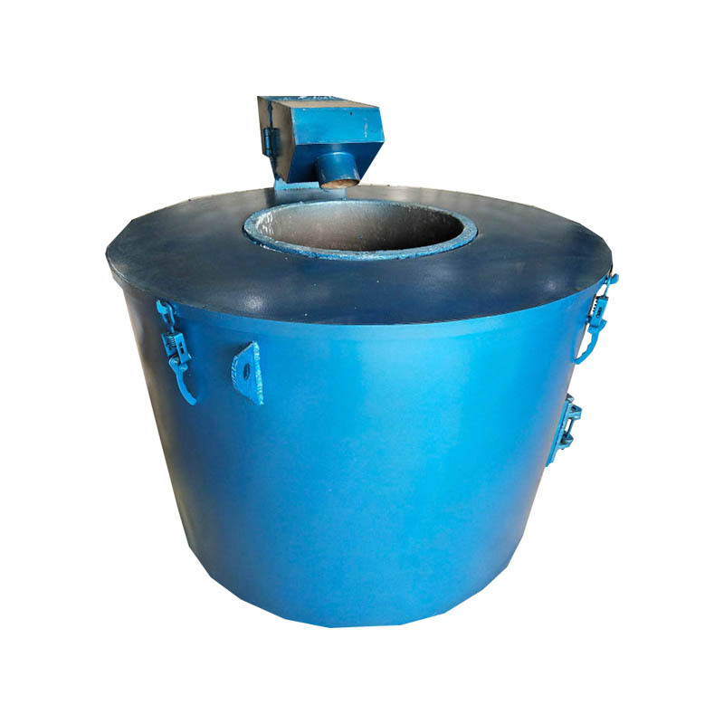 加工定制铝锭熔化炉 小型天然气锻造炉 300公斤燃气坩埚熔铝炉