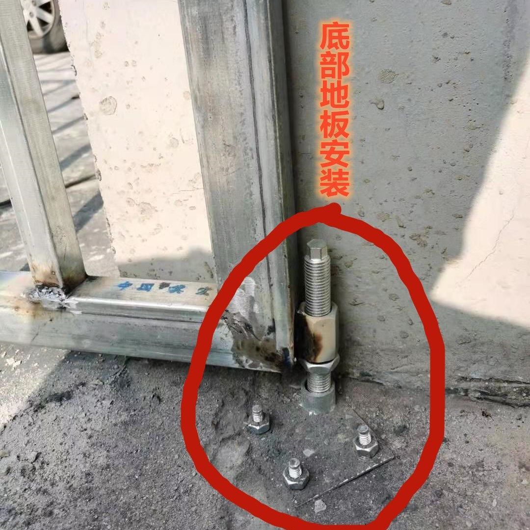 可调节升镀锌门轴大门铁艺配件农村家用大门门轴大天地加厚铰链