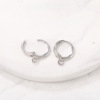 Manufactor wholesale Korean Edition Earrings Partially Prepared Products Jewelry parts Metal Platinum circular Backing diy Earrings Materials Manufactor wholesale Korean Edition Earrings Partially Prepared Products Jewelry parts Metal Platinum circular Backing diy Earrings Materials