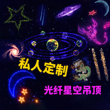 星空顶满天星光纤灯LED星光顶家庭影院喷绘卧室酒吧KTV吊顶星空灯