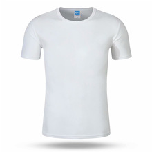 纯色T恤速干衣短袖运动广告衫团体工作服马拉松服文化衫圆领