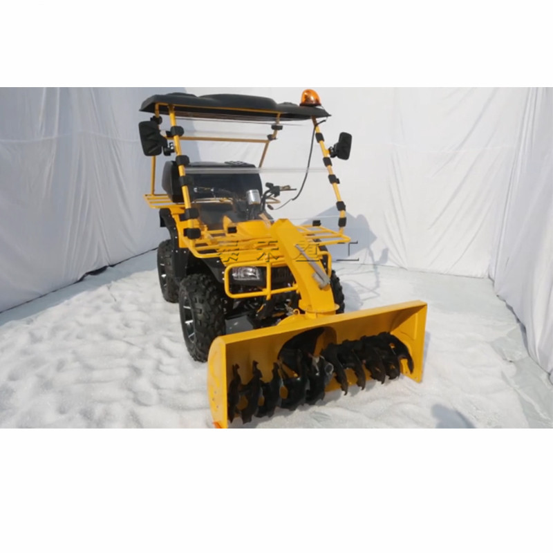 拖拉机后带扫雪机 东北内蒙新疆滚刷式除雪机 拖拉机后置清雪机