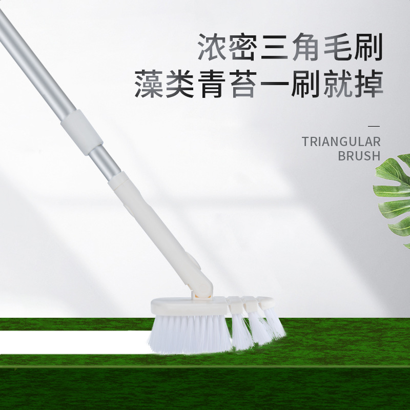 Aquarium Brush Cleaning Long Handle Algae Removal and Scraping Knife Cleaning Glass Inner Wall Moss Algae No Dead Angle Fish Tank Cleaning Appliance