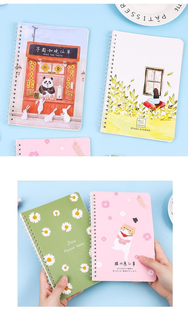 简约a5日记本小清新ins线圈本可爱韩版学生笔记本子