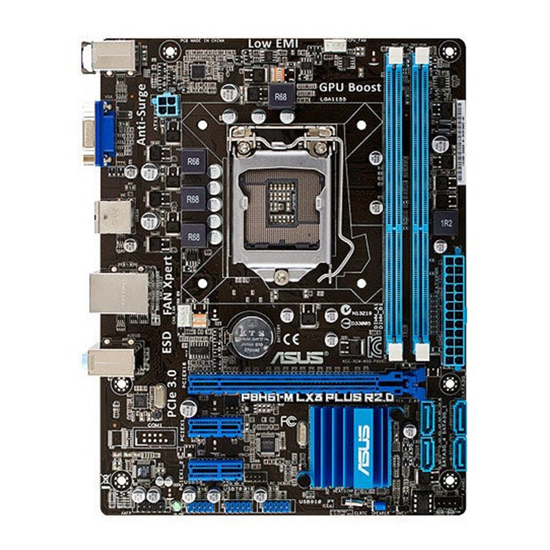适用于华硕 p8h61-m lx3 plus r2.0集成显卡 全固态h61主板1155针