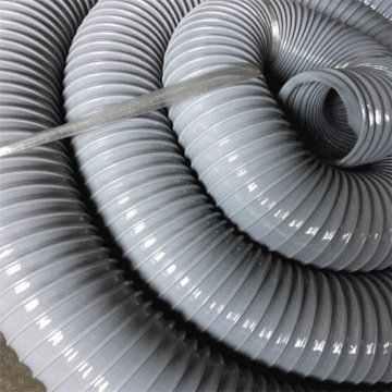 磐安pvc缠绕塑料软管方筋波纹通风排气螺旋管批发