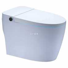 A4L卫浴智能小户型家装卫浴大口径抽水防溅白色全自动马桶坐便器