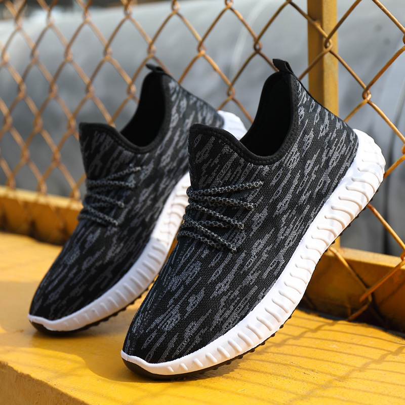 Men's and Women's Same Style Couple 2023 New Sports Shoes Casual Coconut Fashion Trend Korean Style Mesh Surface Breathable All-Matching