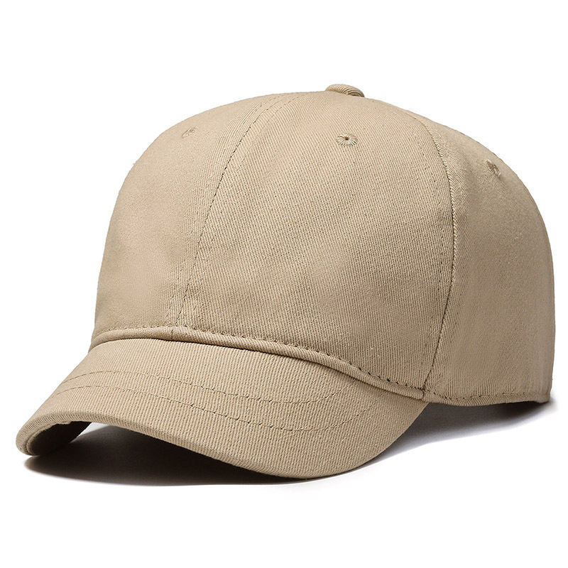 [Big Head Circumference plus-Sized Deepening] Hat Men's Tall Crown Baseball Cap Tide Brand Face-Looking Small Peaked Cap Men