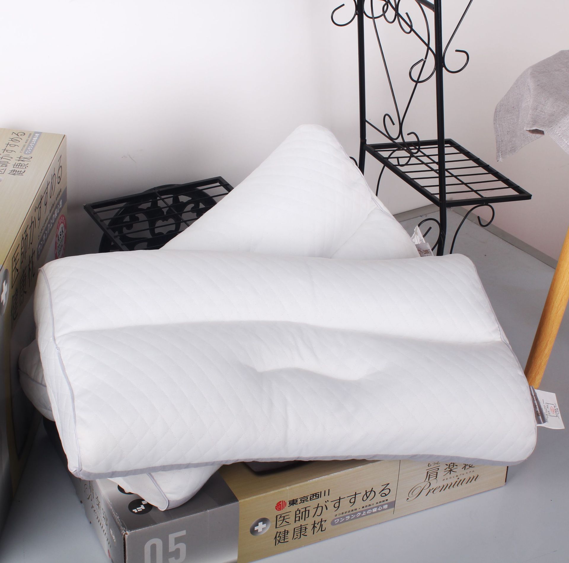 日本西川软枕头颈椎枕芯单人可调节可水洗软管枕护颈椎枕头