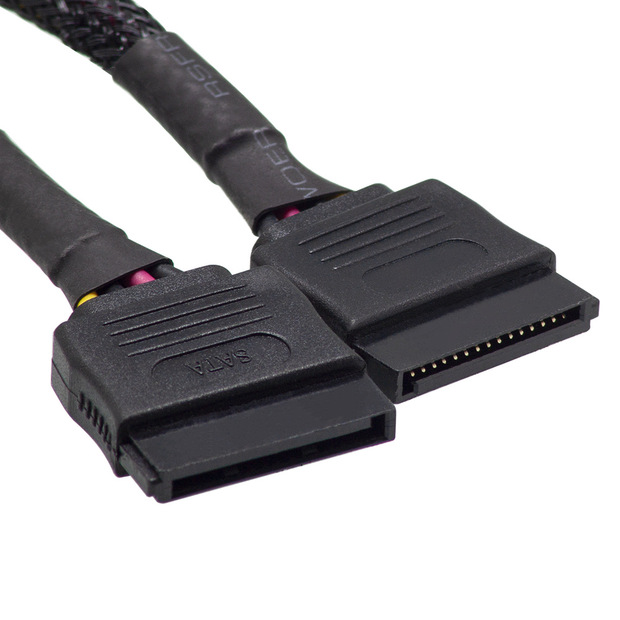 定制sata电源线ide大4pin转sata15p母扩展线d口一分二固态硬盘线