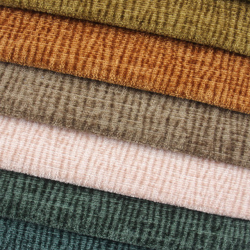 新款 欧美风雪尼尔面料 涤纶绒布软包抱枕坐垫花瓣纹网红沙发布料