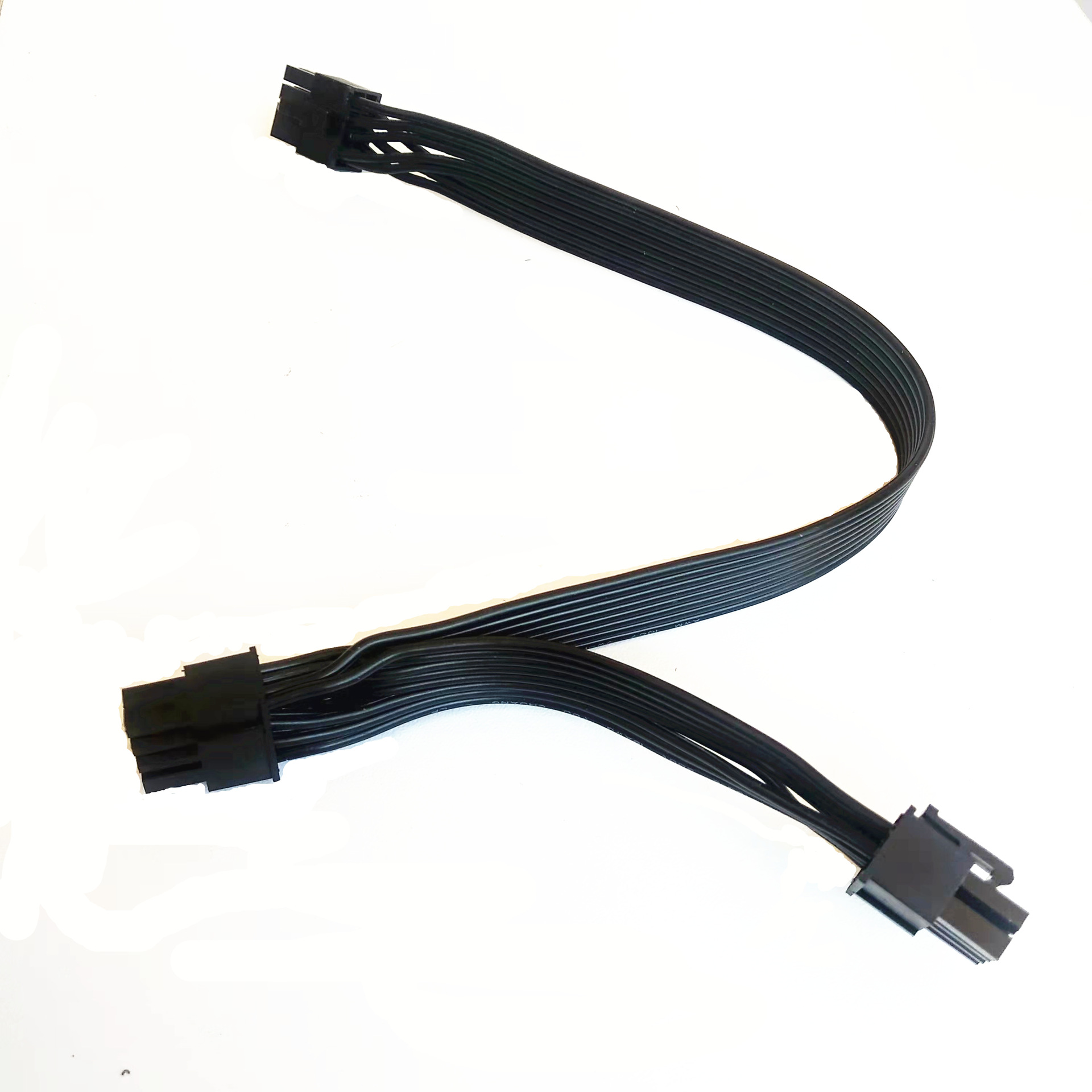 显卡供电线8p转双8p公 以太坊电源线模组线 连接线全黑色排线直供