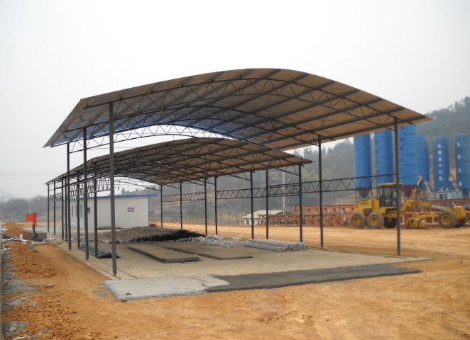 可移动伸缩式大棚工地活动铁皮棚简易推拉式钢结构移动工棚彩钢蓬