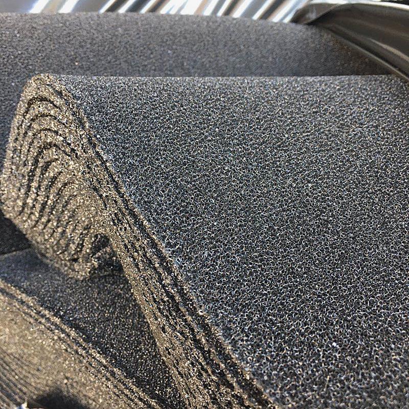 定制生产聚氨酯阻燃过滤棉材料批发 油墨过滤网状海绵 机柜防尘滤