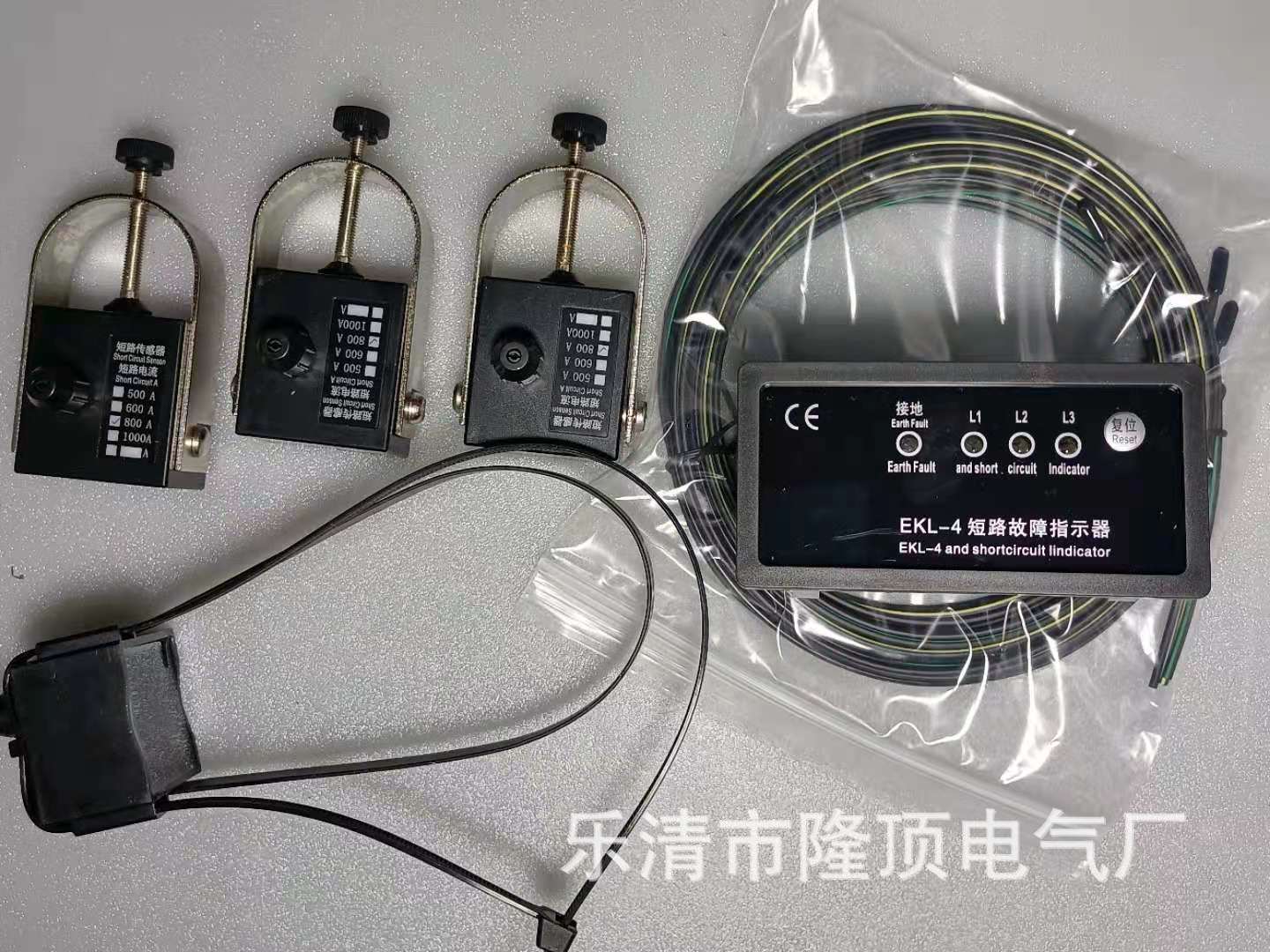 隆顶电气 面板故障显示器高压 10kv 接地信号灯 短路故障指示器