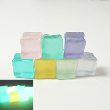 18mm冰块塑料彩色冰块模型DIY饰品配件夜光
