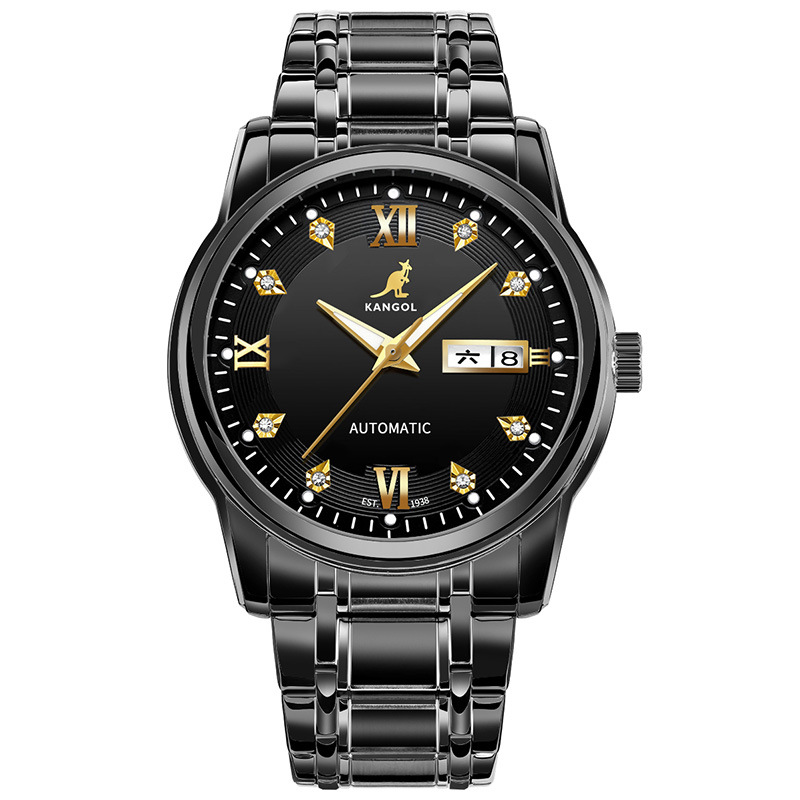 英国品牌坎戈尔袋鼠kangol全自动机械表男士手表学生防水-k110