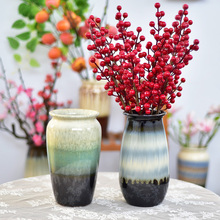 陶瓷花瓶干花鲜花插花室内客厅装饰摆件创意复古多肉花盆水培花器