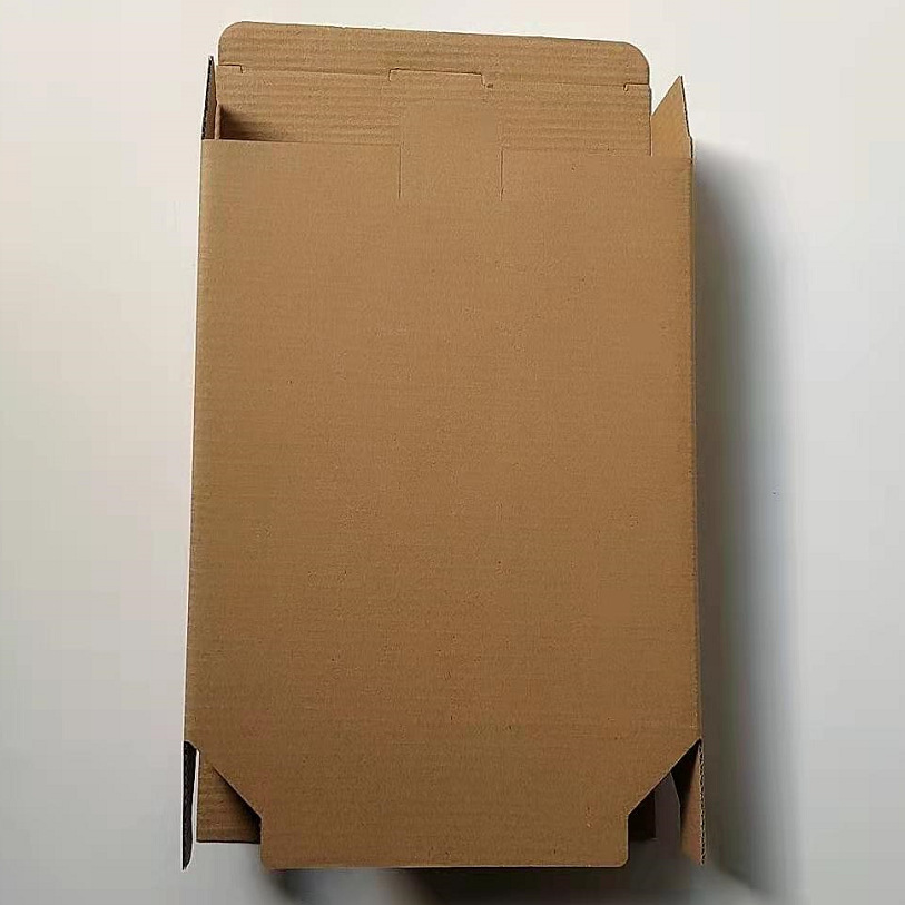 定制做牛皮纸三层锁扣可印刷logo相框牛皮盒油画春联包装瓦楞纸盒