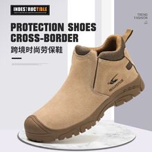 safety shoes透气防滑绝缘牛皮工作鞋防砸防刺穿耐油酸碱电焊鞋