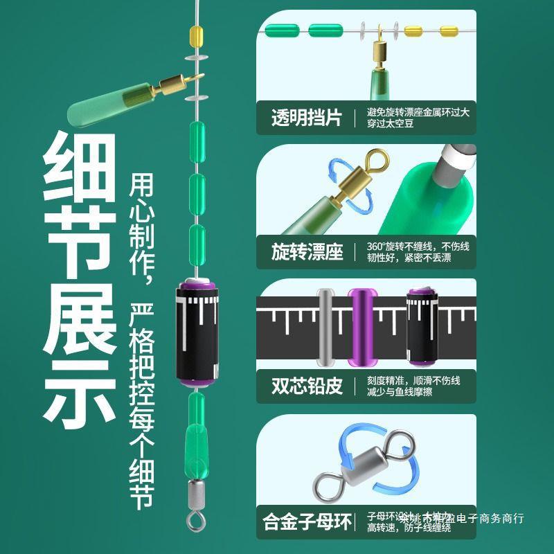 路亚滑漂钓组矶钓线组太空豆挡珠配件钓鱼套装远投矶竿浮漂-阿里巴巴