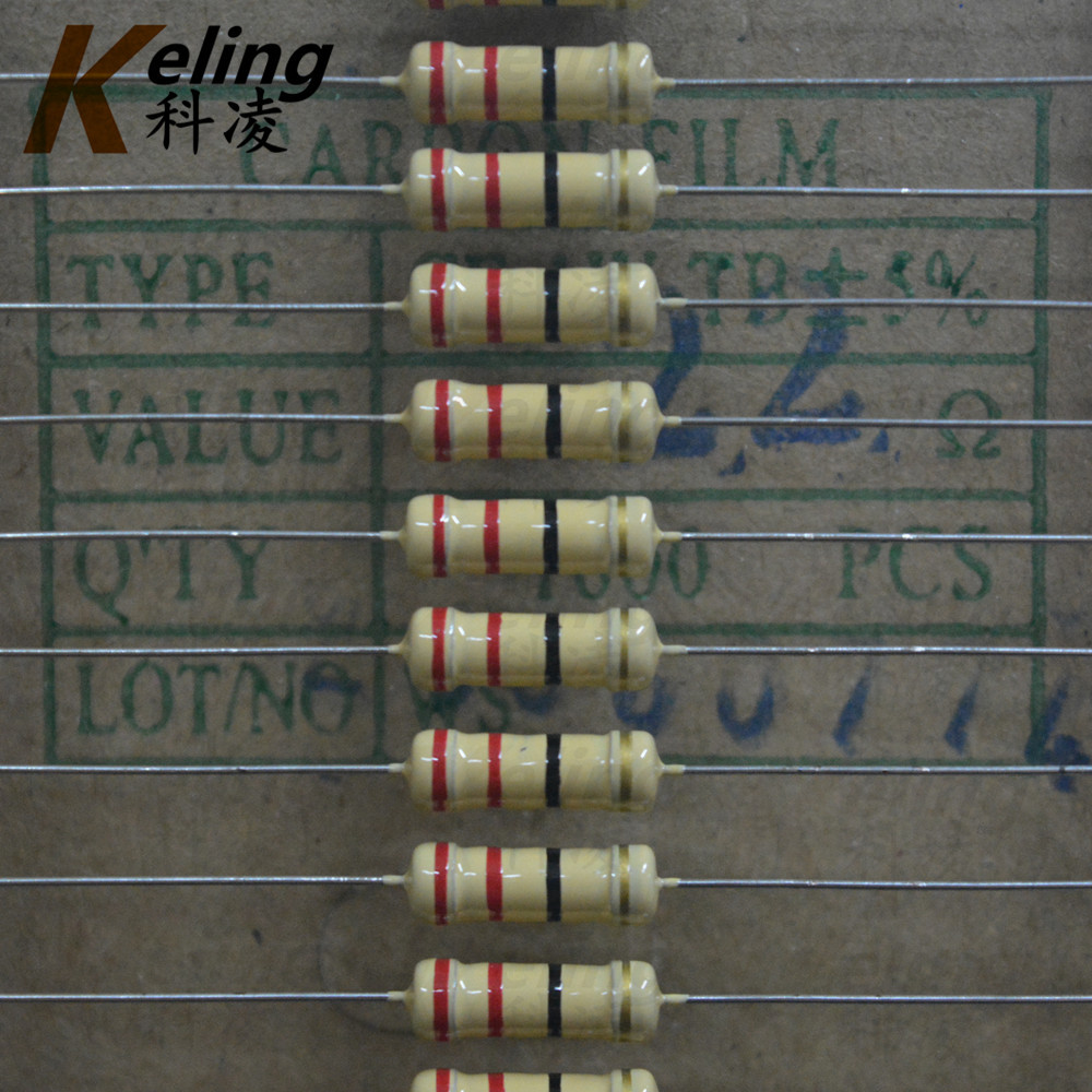 1w碳膜电阻1w色环电阻22r5编带装排带电阻四色环电阻