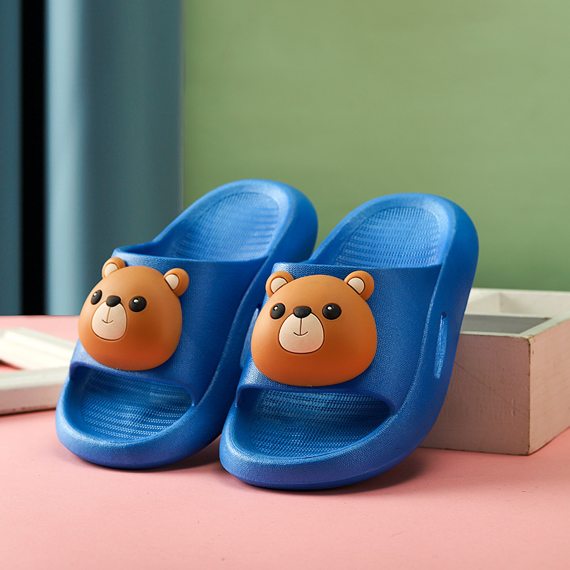 New Rabbit Children's Slippers Spring and Summer Cartoon Soft Bottom Girl Sandals Home Bathroom Female and Male Baby Shoes Wholesale