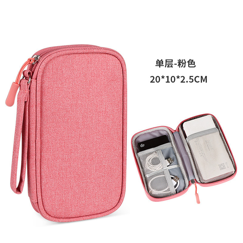 Digital Accessories Storage Bag Multi-Layer Power Supply Hard Disk Protection Covers Power Bank Usb Cable Buggy Bag