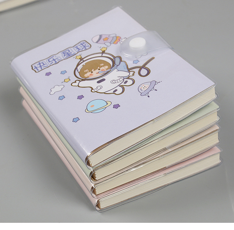 新款卡通可爱胶套本迷你少女心小本子学生笔记本口袋记事手账本子