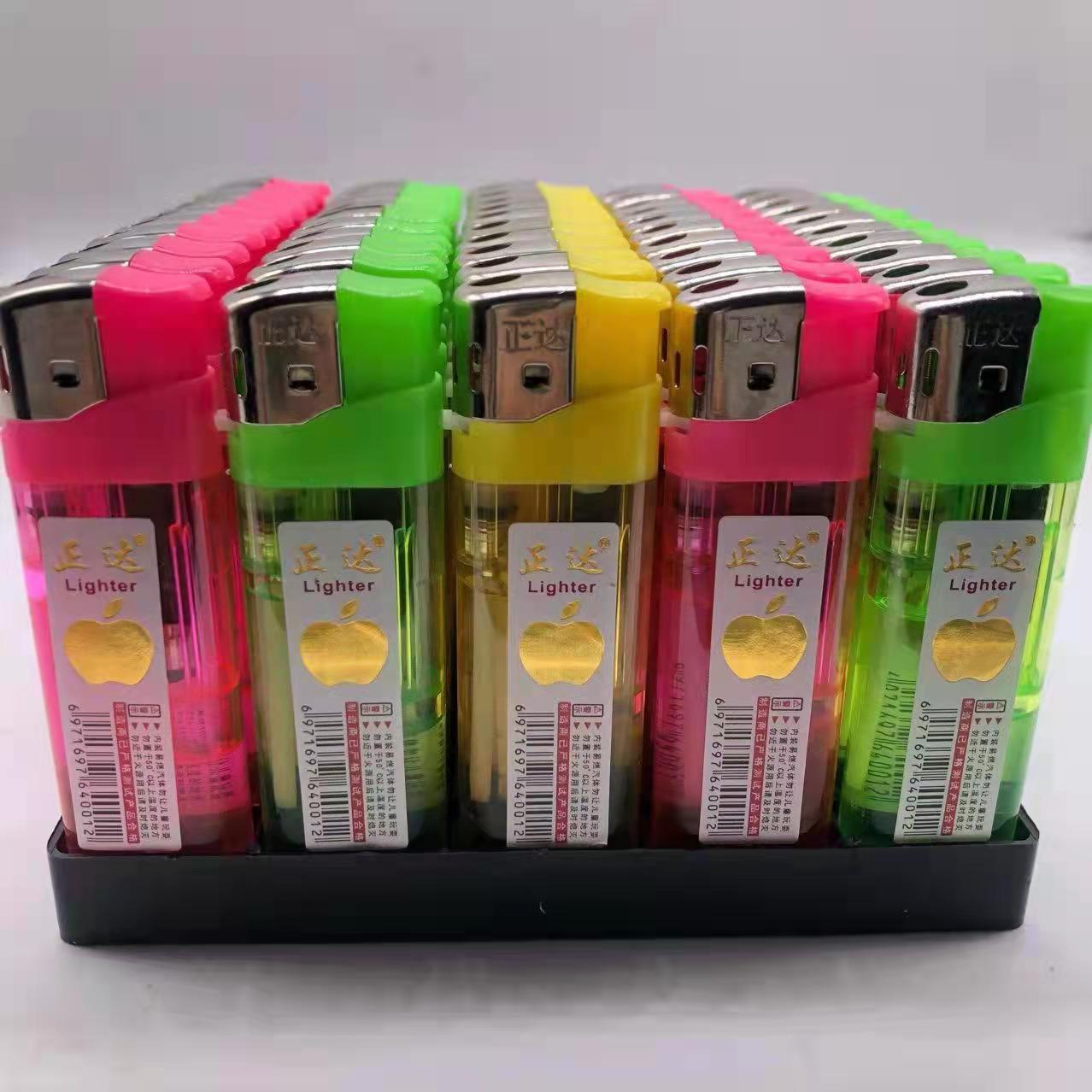 Source Price Large Wholesale Zhengda 818 plus-Sized Thickened Lighter 309 Disposable Electronic Lighter