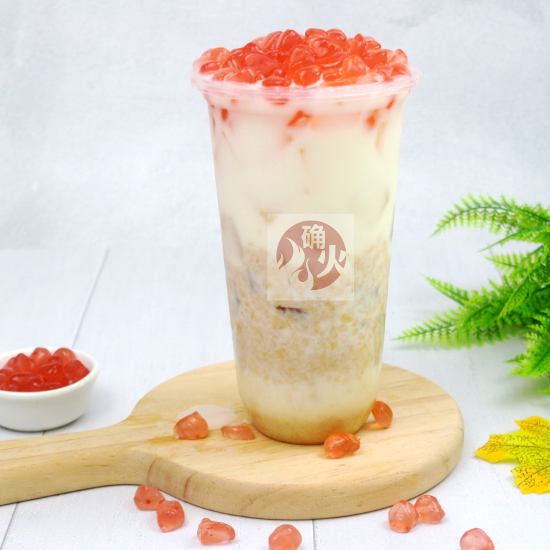 寒天晶球1kg喜茶脆波波原料奶茶店免煮珍珠原味魔芋粒啵啵球-阿里巴巴