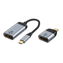 跨境电商type-c转hdmi转接头 4K高清投屏手机 USB C转HDMI母 短线