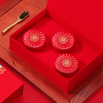 茶叶礼盒装空盒高档半斤装野生红茶小泡茶散茶铁观音大红袍包装盒