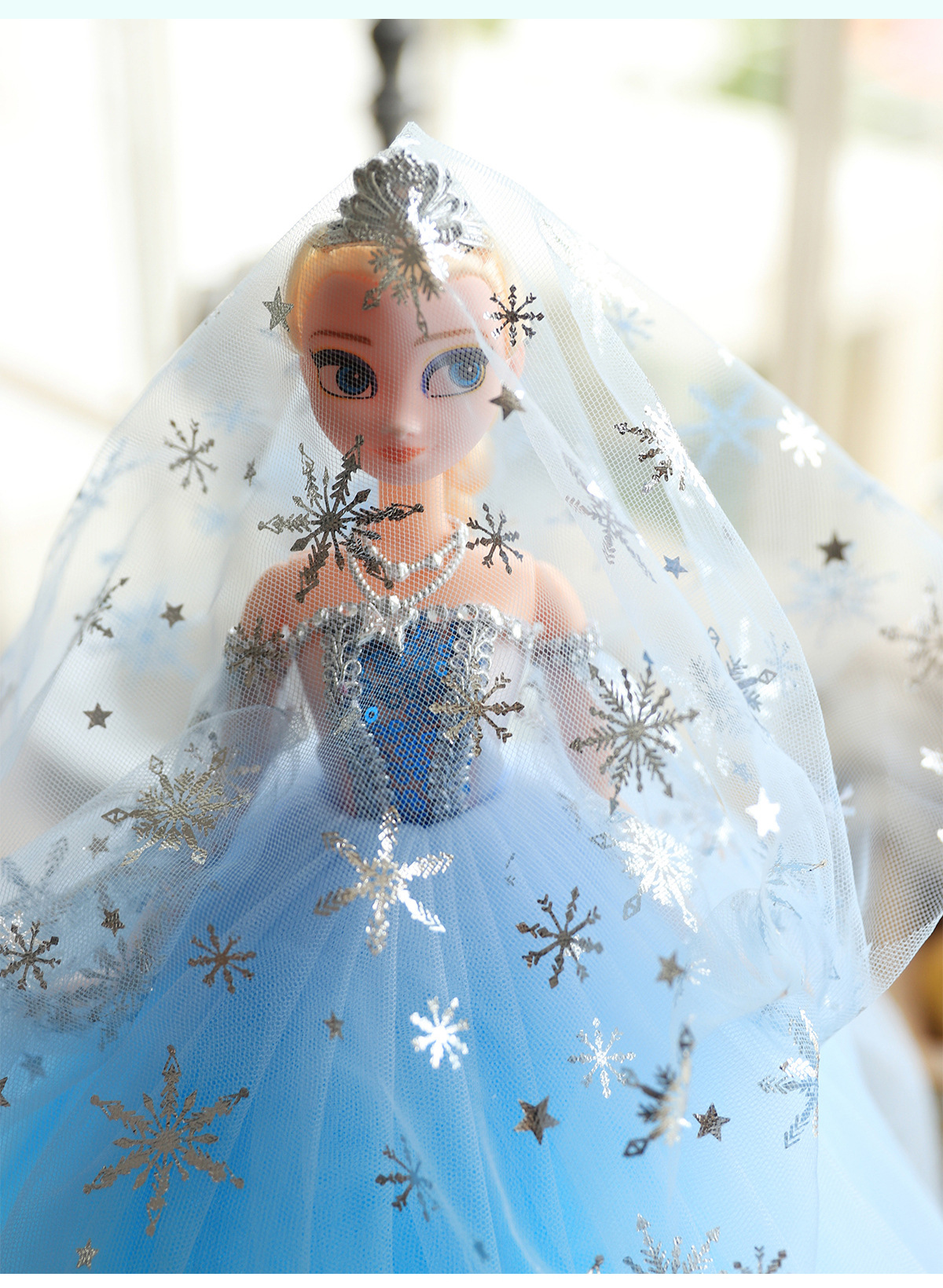 白雪公主娃娃超大号婚纱洋娃娃50厘米依甜芭比娃娃女孩玩具