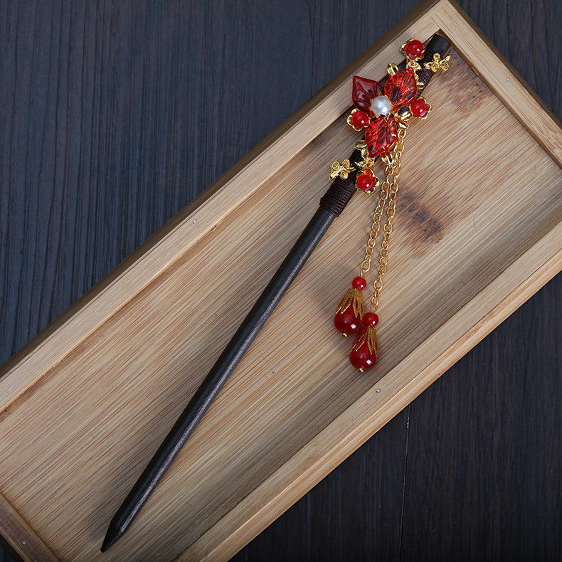 古风发簪女 流苏步摇簪子古装汉服盘发钗子影楼写真流苏发钗现货