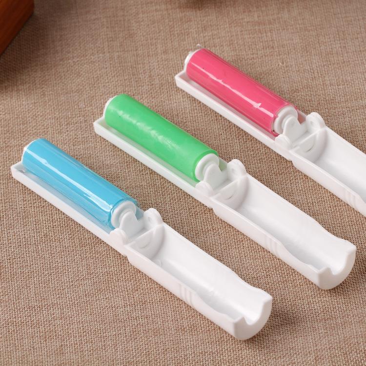 New Portable Folding Roller Lent Remover Washable Dust Removal Clothes Sticky Dust Brush Recyclable