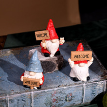 圣诞节摆件小矮人精灵地精圣诞礼物家居桌面车载树脂小摆件工艺品