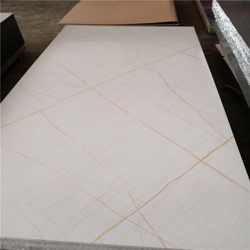 厂家销售美耐岩板 高光劳伦白金美耐板 铝合金阳台柜板铝材