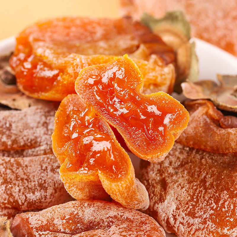 陕西富平柿饼柿子饼农家自制霜降流心柿饼独立包装5斤袋装