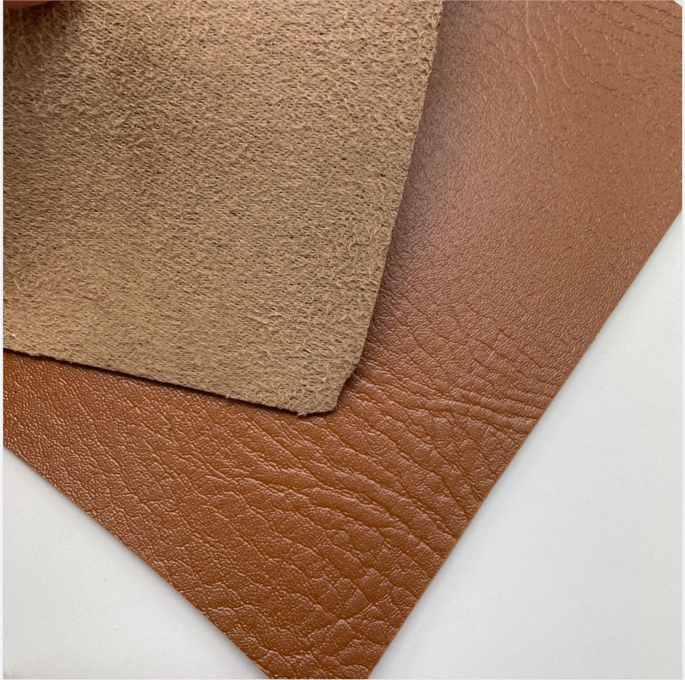 现货pvc厚革高发泡仿牛皮纹人造革皮带革加厚皮革鞋革旅行箱皮革