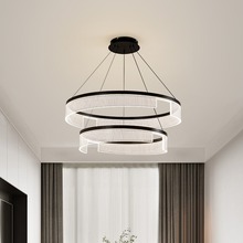 客厅吸顶灯意式极简轻奢2023新款高端圆形创意大气护眼主厅吸顶灯