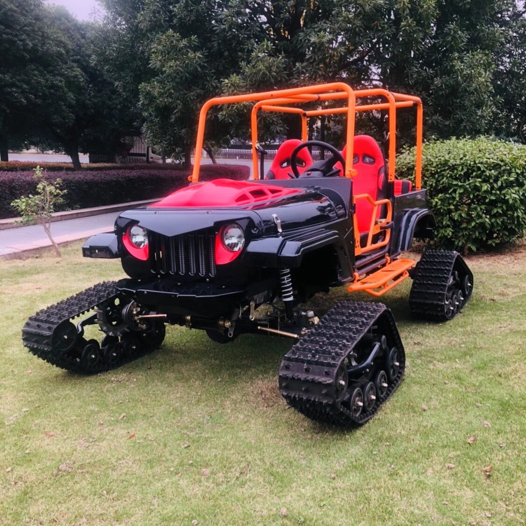 履带雪地摩托车雪橇板沙滩车atv越野卡丁车冰面卡丁车突击车