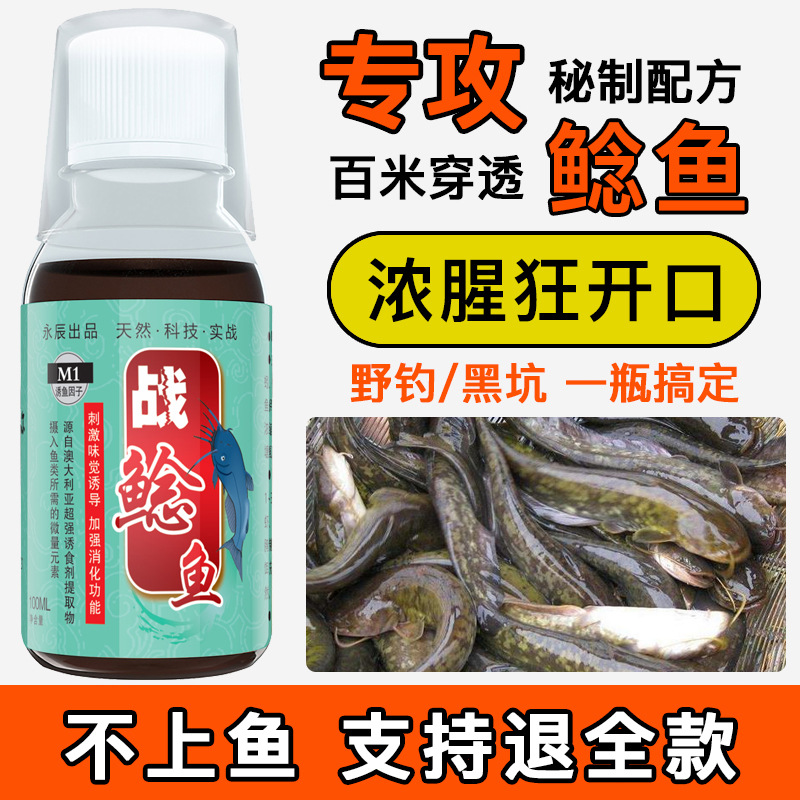 鲶鱼钓鱼小药饵料塘角打窝料黑野钓胡子鲶大口鲶塘鲺诱食剂钓鱼饵