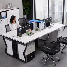 厂家直销办公室座位 办公桌工位组合公司双人四人位办公桌子