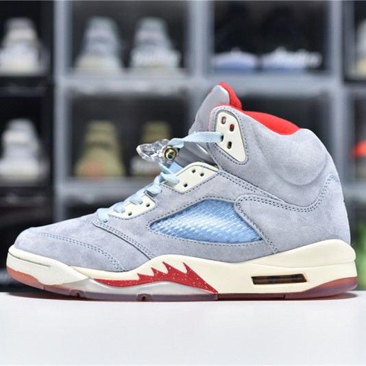 莆田纯原aj5实战篮球鞋黑蝉翼白帆冰蓝红黄鸳鸯毒液aj