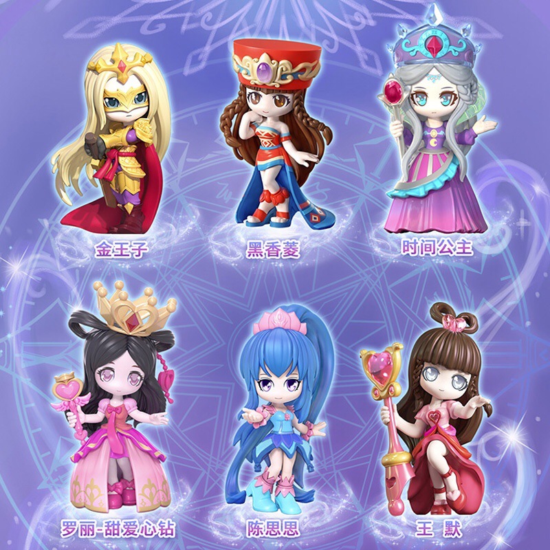 国潮18款新款全套叶罗丽第三弹手办盲盒时间公主女孩礼物摆件王默
