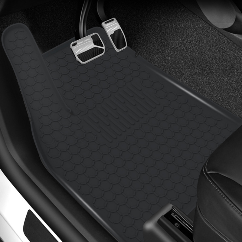 Applicable to Tesla Modely Tram Car Foot Mat Front Trunk Mat Modely Silicone Modification Accessories Wholesale