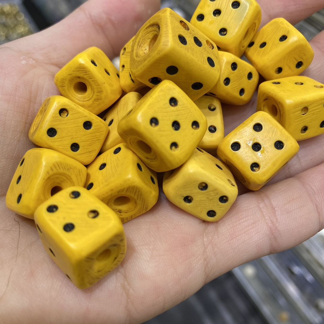 藏传料器骰子diy配件手工编织-阿里巴巴